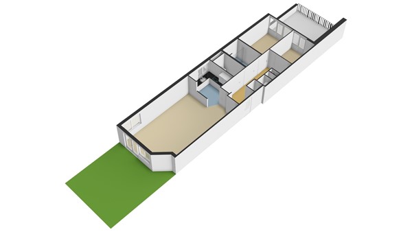 Oost Kinderdijk 149B, 2953 CK Alblasserdam - Plattegrond tuin - 3D - Oost Kinderdijk 149-b te Alblasserdam.jpg