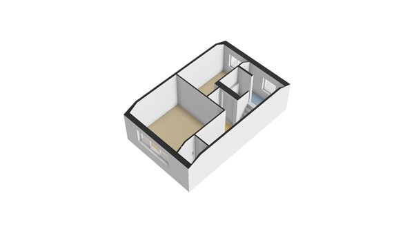Wilde Woutstraat 10, 2951 VV Alblasserdam - Plattegrond 1E - 3D - Wilde Woutstraat 10 te Alblasserdam.jpg