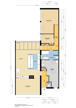 Tinbergenplantsoen 16, 3356 BZ Papendrecht - Plattegrond BG - 2D - Tinbergenplantsoen 16 te Papendrecht.jpg