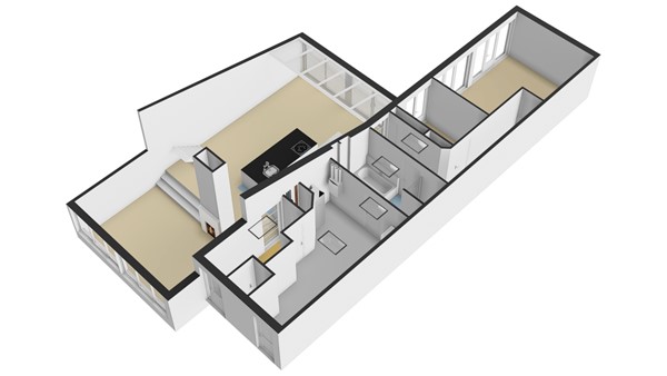 Tinbergenplantsoen 16, 3356 BZ Papendrecht - Plattegrond BG - 3D - Tinbergenplantsoen 16 te Papendrecht.jpg