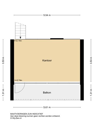 Tinbergenplantsoen 16, 3356 BZ Papendrecht - Plattegrond VD - 2D - Tinbergenplantsoen 16 te Papendrecht.jpg