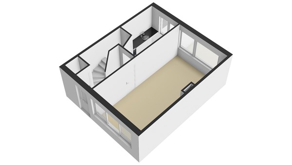 Patrijsstraat 24, 2953 EN Alblasserdam - Plattegrond BG - 3D - Patrijsstraat 24 te Alblasserdam.jpg