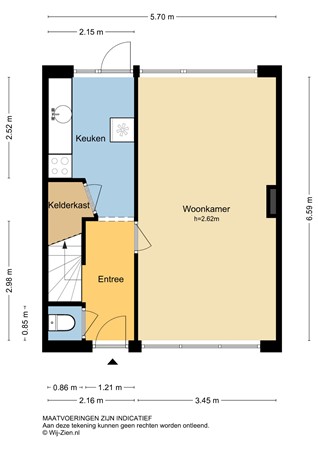 Patrijsstraat 24, 2953 EN Alblasserdam - Plattegrond BG - 2D - Patrijsstraat 24 te Alblasserdam.jpg