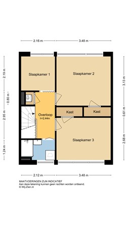 Patrijsstraat 24, 2953 EN Alblasserdam - Plattegrond 1E - 2D - Patrijsstraat 24 te Alblasserdam.jpg