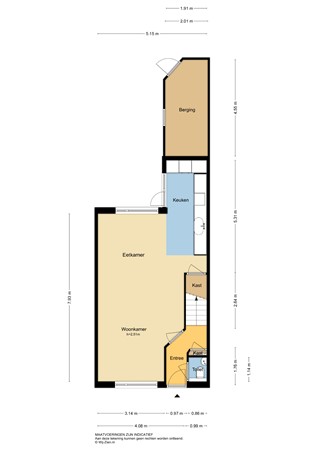 Schrijvertje 17, 2954 BG Alblasserdam - Plattegrond BG - 2D - Schrijvertje 17 te Alblasserdam.jpg