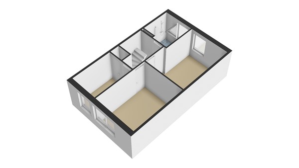 Ratelaar 15, 2954 ND Alblasserdam - Plattegrond EV - 3D - Ratelaar 15 te Alblasserdam.jpg