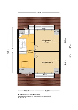 Ratelaar 15, 2954 ND Alblasserdam - Plattegrond TV - 2D - Ratelaar 15 te Alblasserdam.jpg