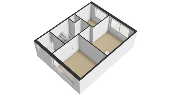 Putstraat 24, 2959 CA Streefkerk - Plattegrond EV - 3D - Putstraat 24 te Streefkerk.jpg