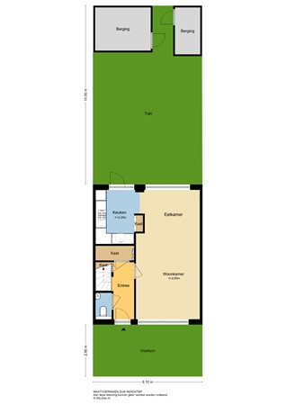 Putstraat 24, 2959 CA Streefkerk - Plattegrond Perceel - 2D - Putstraat 24 te Streefkerk.jpg