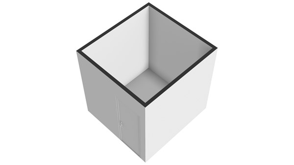 Haven 43, 2951 GC Alblasserdam - Plattegrond berging - 3D - Haven 43 te Alblasserdam.jpg