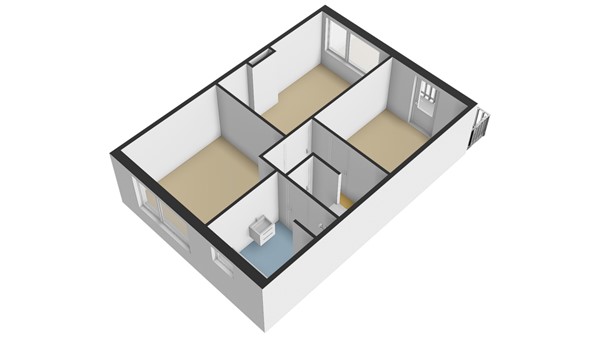 Bilderdijkstraat 44, 2951 TC Alblasserdam - Plattegrond 1E - 3D - Bilderdijkstraat 44 te Alblasserdam.jpg