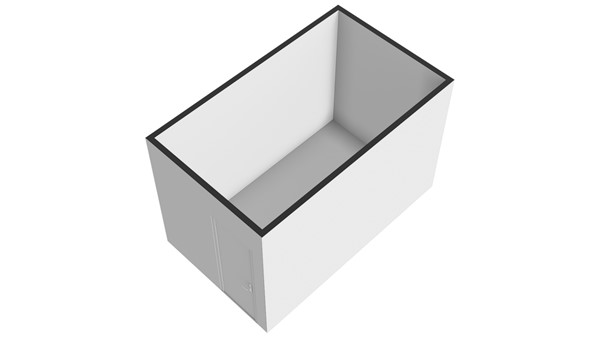 Bilderdijkstraat 44, 2951 TC Alblasserdam - Plattegrond berging - 3D - Bilderdijkstraat 44 te Alblasserdam.jpg