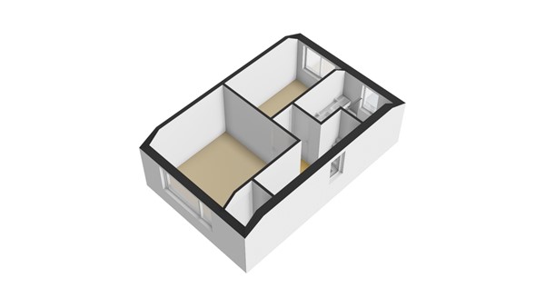 Cornelis Smitstraat 1, 2951 AB Alblasserdam - Plattegrond 1E - 3D - Cornelis Smitstraat 1 te Alblasserdam.jpg