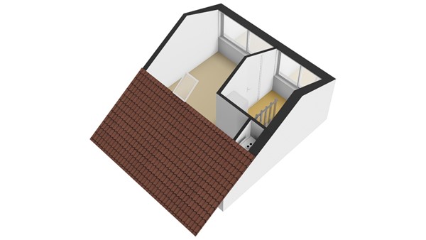 Cornelis Smitstraat 1, 2951 AB Alblasserdam - Plattegrond 2E - 3D - Cornelis Smitstraat 1 te Alblasserdam.jpg