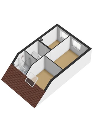 Waterlelie 23, 2954 AG Alblasserdam - Waterlelie 23 - 1e verdieping - 3D.jpg