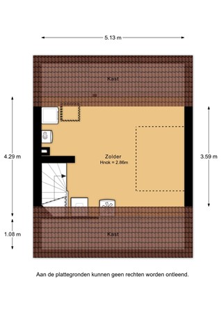 Waterlelie 23, 2954 AG Alblasserdam - Waterlelie 23 - 2e verdieping - 2D.jpg