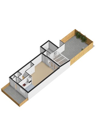 Waterlelie 23, 2954 AG Alblasserdam - Waterlelie 23 - Situatie - 3D.jpg