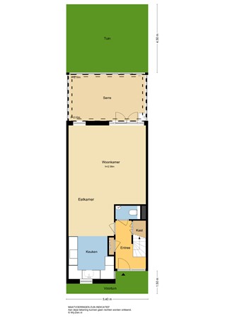 Lekdijk 236A, 2957 CK Nieuw-Lekkerland - Plattegrond perceel - 2D - Lekdijk 236-a te Nieuw-Lekkerland.jpg