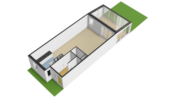 Lekdijk 236A, 2957 CK Nieuw-Lekkerland - Plattegrond perceel - 3D - Lekdijk 236-a te Nieuw-Lekkerland.jpg
