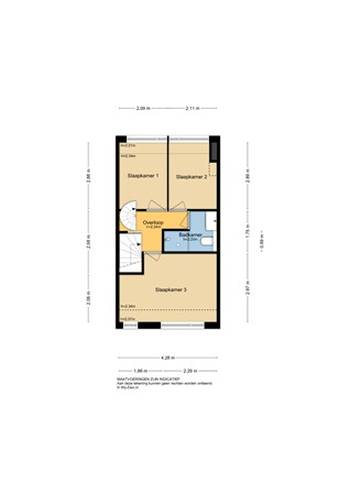 Reederijstraat 21, 2951 AL Alblasserdam - Plattegrond EV - 2D - Reederijstraat 21 te Alblasserdam.jpg