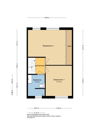 Aelbert Cuyplaan 73, 3343 DA Hendrik-Ido-Ambacht - Plattegrond 1E - 2D - Aelbert Cuyplaan 73 te Hendrik-Ido-Ambacht.jpg