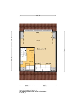 Aelbert Cuyplaan 73, 3343 DA Hendrik-Ido-Ambacht - Plattegrond 2E - 2D - Aelbert Cuyplaan 73 te Hendrik-Ido-Ambacht.jpg