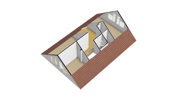 Vossestaart 14, 2954 AE Alblasserdam - Plattegrond 1E - 3D - Vossestaart 14 te Alblasserdam.jpg