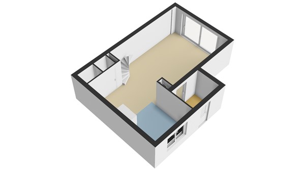 Wilgenhof 350, 3355 PD Papendrecht - Plattegrond BG - 3D - Wilgenhof 350 te Papendrecht.jpg