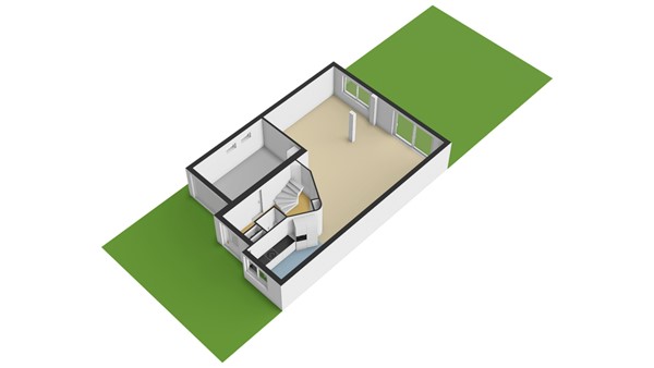 Roerdomp 50, 2957 NE Nieuw-Lekkerland - Plattegrond perceel - 3D - Roerdomp 50 te Nieuw-Lekkerland.jpg