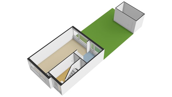 Erasmusplein 13, 3351 GG Papendrecht - Plattegrond perceel - 3D - Erasmusplein 13 te Papendrecht.jpg