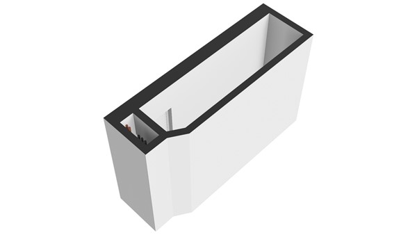 Dam 30, 2951 GB Alblasserdam - Plattegrond BG - 3D - Dam 30 te Alblasserdam.jpg