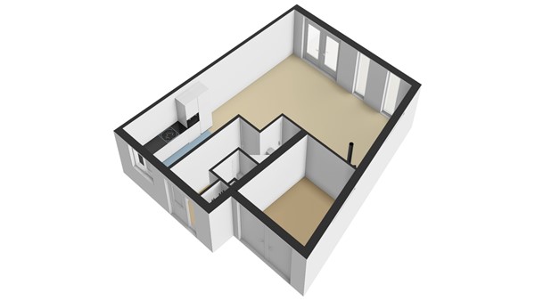 Hoogaarslaan 43, 2957 EK Nieuw-Lekkerland - Plattegrond BG - 3D - Hoogaarslaan 43 te Nieuw-Lekkerland.jpg
