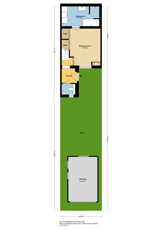 Lekkade 49, 2961 AG Kinderdijk - Plattegrond Perceel - 2D - Lekkade 49 te Kinderdijk.jpg