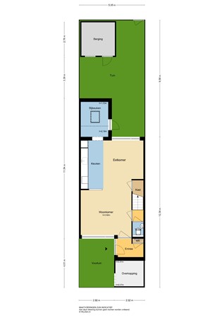 Wipmolen 32, 2957 JD Nieuw-Lekkerland - Plattegrond Perceel - 2D - Wipmolen 32 te Nieuw-Lekkerland.jpg