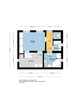 Lekdijk 102, 2957 CJ Nieuw-Lekkerland - Plattegrond ST - 2D - Lekdijk 102 te Nieuw-Lekkerland.jpg