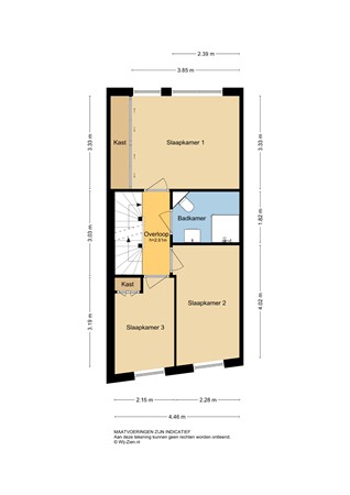Maasstraat 28, 2953 CH Alblasserdam - Plattgrond 1E - 2D - Maasstraat 28 te Alblasserdam.jpg