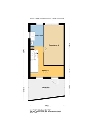Maasstraat 28, 2953 CH Alblasserdam - Plattegrond 2E - 2D - Maasstraat 28 te Alblasserdam.jpg