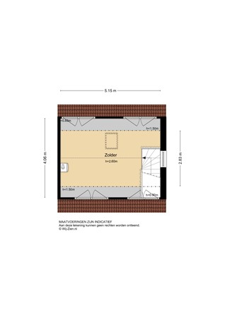 Wipmolen 2, 2957 JD Nieuw-Lekkerland - Plattegrond 2E - 2D - Wipmolen 2 te Nieuw-Lekkerland.jpg