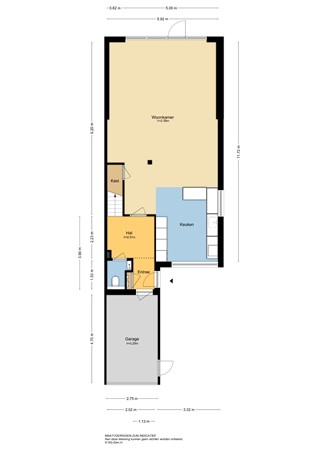 Gerard Dousingel 31, 3351 JE Papendrecht - Plattegrond BG - 2D - Gerard Dousingel 31 te Papendrecht.jpg