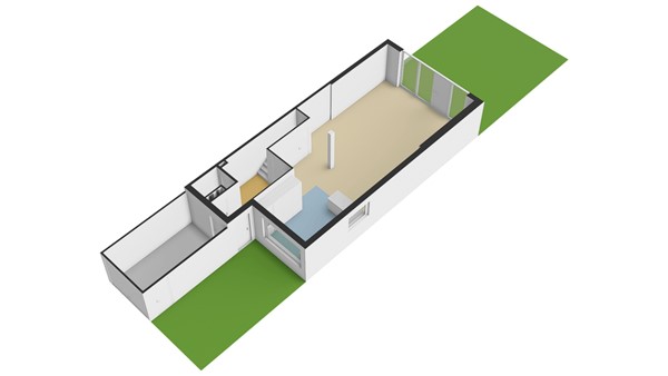 Gerard Dousingel 31, 3351 JE Papendrecht - Plattegrond Perceel - 3D - Gerard Dousingel 31 te Papendrecht.jpg