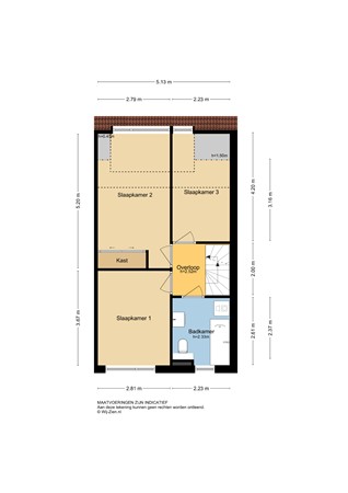 Dotterbloem 15, 2957 RA Nieuw-Lekkerland - Plattegrond 1E - 2D - Dotterbloem 15 te Nieuw-Lekkerland.jpg