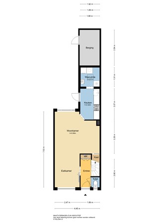 Zeevaartstraat 44, 2951 AZ Alblasserdam - Plattegrond BG - 2D - Zeevaartstraat 44 te Alblasserdam.jpg