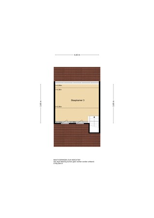 Zeevaartstraat 44, 2951 AZ Alblasserdam - Plattegrond 2E - 2D - Zeevaartstraat 44 te Alblasserdam.jpg