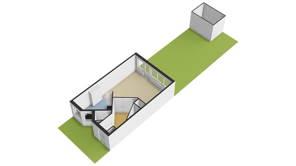 Liesgras 6, 2957 RH Nieuw-Lekkerland - Plattegrond perceel - 3D - Liesgras 6 te Nieuw-Lekkerland.jpg
