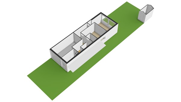 Ferdinand Bolstraat 25, 2951 SB Alblasserdam - Plattegrond tuin - 3D - Ferdinand Bolstraat 25 te Alblasserdam.jpg