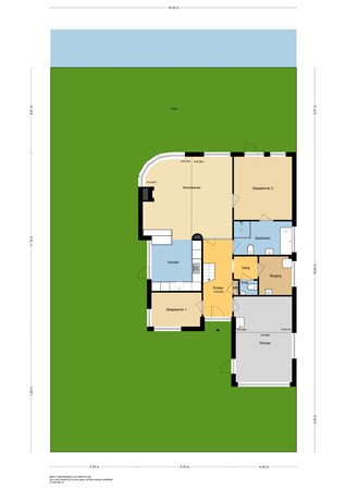 Burgemeester Nieborgstraat 7, 2957 KJ Nieuw-Lekkerland - Situatie - Burgemeester Nieborgstraat 7 in Nieuw-Lekkerland.jpg