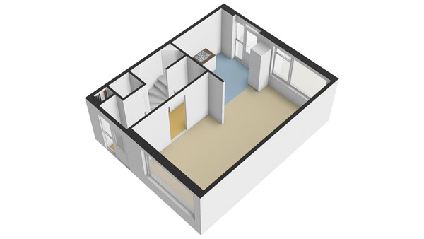 Johan de Wittstraat 56, 2953 BJ Alblasserdam - Plattegrond BG - 3D - Johan de Wittstraat 56 te Alblasserdam.jpg