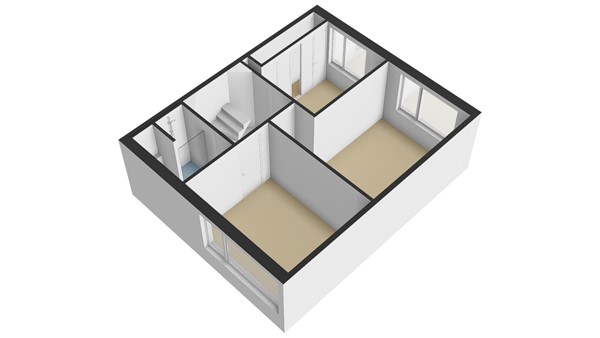 Johan de Wittstraat 56, 2953 BJ Alblasserdam - Plattegrond 1E - 3D - Johan de Wittstraat 56 te Alblasserdam.jpg