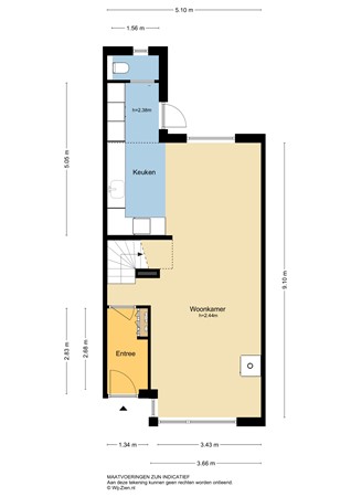 Duizendbladstraat 22, 2971 BZ Bleskensgraaf ca - Plattegrond BG - 2D - Duizendbladstraat 22 te Bleskensgraaf.jpg