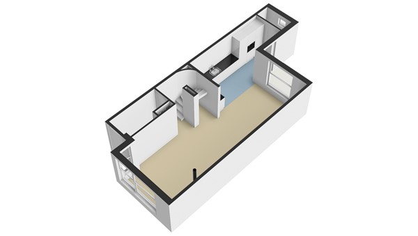 Duizendbladstraat 22, 2971 BZ Bleskensgraaf ca - Plattegrond BG - 3D - Duizendbladstraat 22 te Bleskensgraaf.jpg